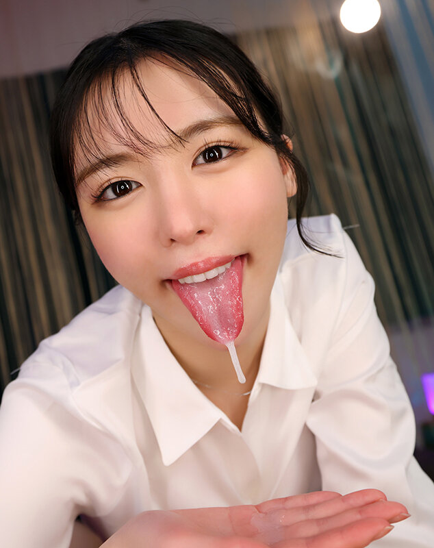 【VR】亀頭にも竿にもレロレロ蛇舌が這い回りハメてる間も乳首舐め耳舐めベロキスで全身リップされ続ける舐めじゃくりデトックスメンズエステ 黒島玲衣 サンプル画像6