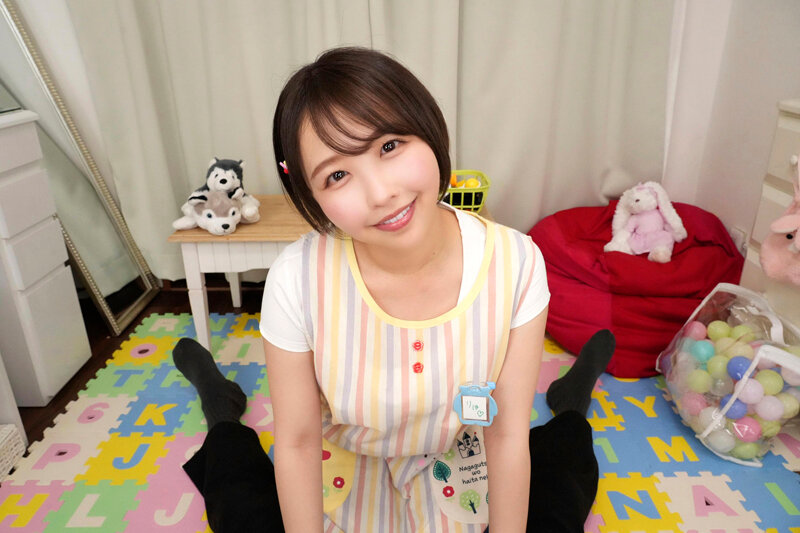 【VR】もちパイ保育士さんに甘えたい！バブ返りで大人の僕が全てを許してもらえて心身共に堕落できる超甘やかし保育園 宍戸里帆 サンプル画像5