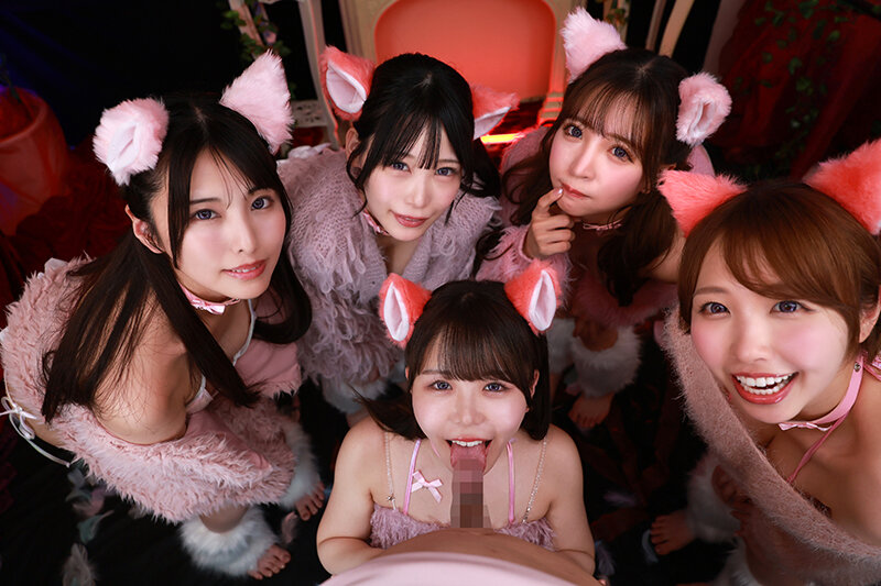 【VR】絶倫の呪いを解くために尽くして愛します♪激かわネコ型使い魔5匹がいろんな方法で呪いを解くために僕をイカせてくれる無限∞射精ご奉仕甘とろ解呪ハーレム全方位気持ちイイ使い魔たちとのハーレム快感RUSH！！編 サンプル画像3