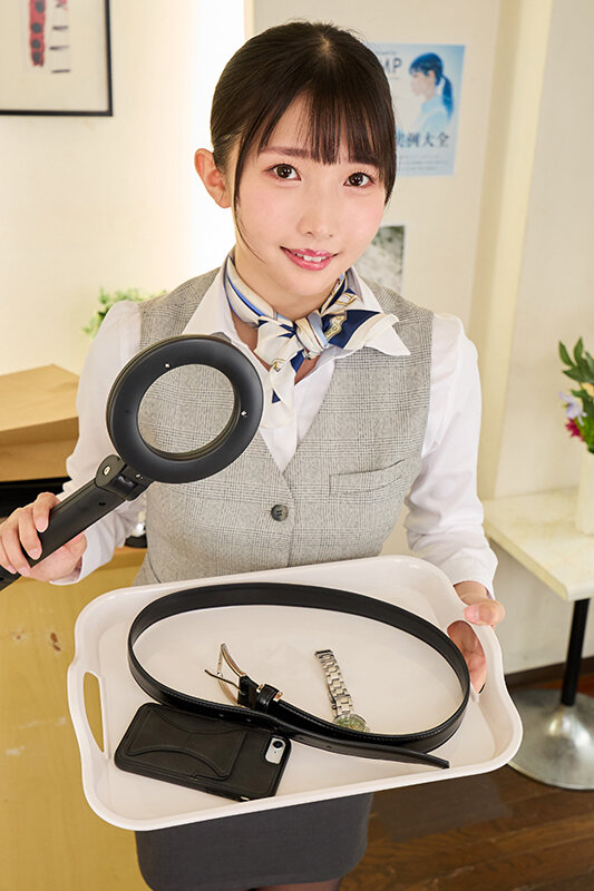 【VR】セキュリティに厳しい会社で、エラー検知されてしまったボクのチ〇ポ。受付嬢は、ザーメンが空っぽになるまで、淡々とマニュアル通りにオモチャ責めで射精させた。 巴ひかり サンプル画像3