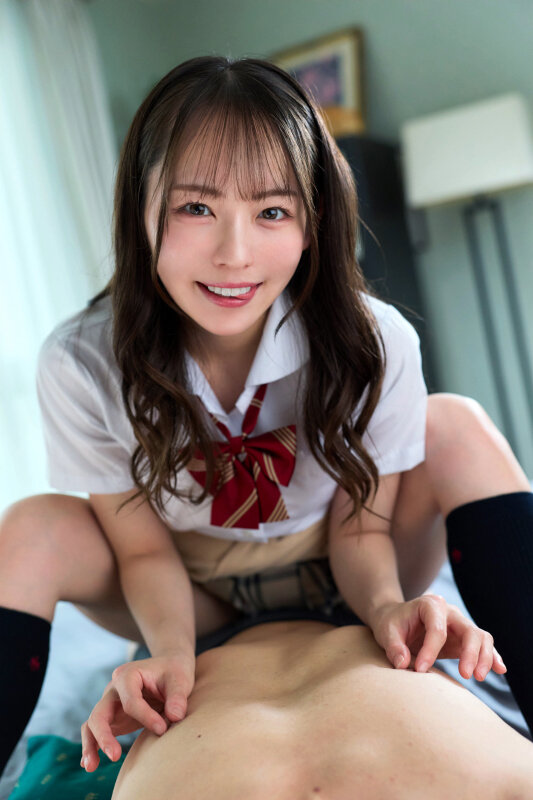 【VR】【8K】勃起する度ニヤニヤ迫ってくる小悪魔J系にず～～っと甘サド乳首責めされる日々 西元めいさ サンプル画像2